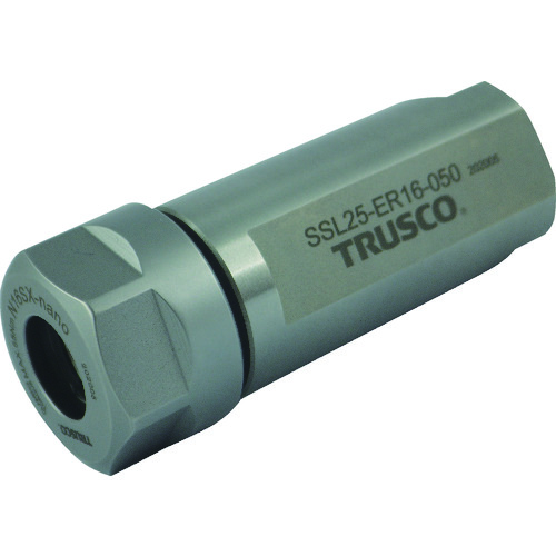         Trusco Straight Shank Collet固定器，用于NC车床平面ER Collet Collet固定器SSL类型（度量）柄直径25总长度为ER11的总长度85
短鼻子类型的直柄与平坦的Collet Chuck和平衡的纳米螺母NSX SSL25-ER11-070