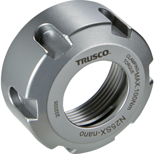        Trusco Straight Shank Collet支架NC车床螺母M50xp1.5
er平衡的纳米螺母NXXSX纳米 N40SX