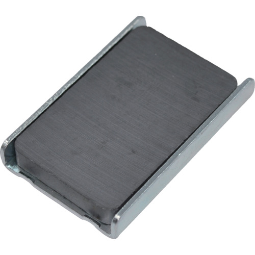 带帽的Trusco铁氧体磁铁，正方形42.8mm x 28mm x 6.5mm，1件
方形铁矿磁铁带盖 TFC43K-1P