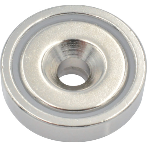 Magna Neody Magnet Plate Catch（圆形，帽，台面类型）（3件）
圆形带盖倒孔孔型Neoji磁铁板捕获 1-NCC25RA