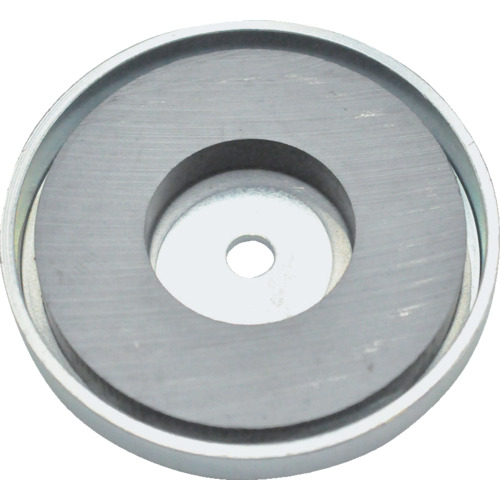 带帽子，圆孔，外径51.5mm x厚度7.9mm 1件的Trusco铁氧体磁铁
带有带孔的帽铁矿磁铁的圆形形状 TFC52RA-1P