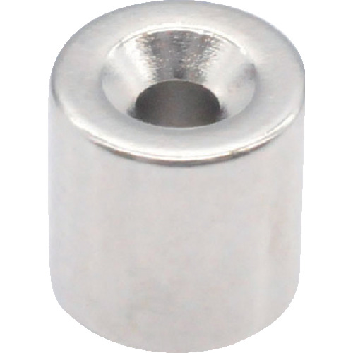 带有盘式螺钉孔的Trusco Neododmium圆形磁铁，外径6mm x 6mm m1.6，1件
带有圆形倒计时螺丝孔的霓虹磁铁 T06R06-M1.6