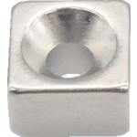Trusco Neododmium Square Magnet带有盘式螺钉孔5mm x 5mm x 3mm m1.6 1件
ND-FE-B磁铁 T05K03-M1.6