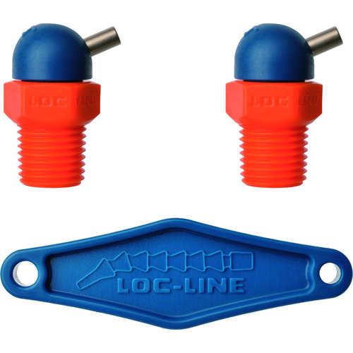 Loc-Line 1/4&ldquo; CT，HPT喷嘴&phi;2.2mmx 6.4mm螺丝x 2 NL72065