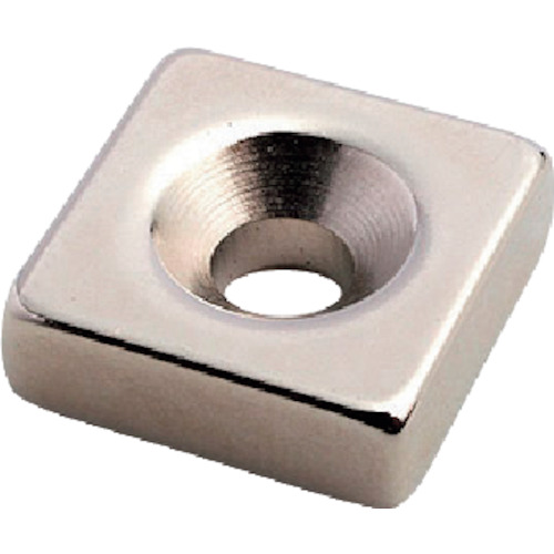 Niroku Seisakusho NK2​​61 Neododmium 8x8x3-M2.5 countersink孔（N40SH） NK261