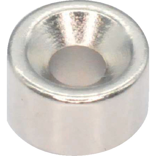 带有盘式螺钉孔的Trusco Neododmium圆形磁铁，外径5mm x 3mm m1.6，1件
带有圆形倒计时螺丝孔的霓虹磁铁 T05R03-M1.6
