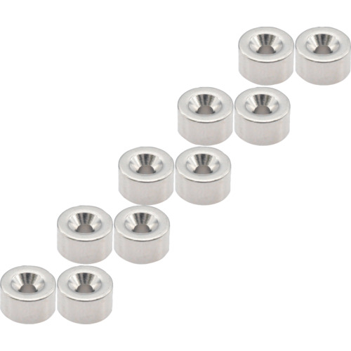 Trusco散装购买带有碟螺钉外径7mm x 4mm M1 M1 M1 M1 M1 M1 10件
带有圆形倒计时螺丝孔的霓虹磁铁 T07R04-M1.6-10P