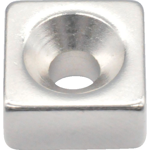 Trusco Neododmium Square磁铁带有盘式螺钉孔10mm x 10mm x 5mm m3 1件
ND-FE-B磁铁 T10K05-M3