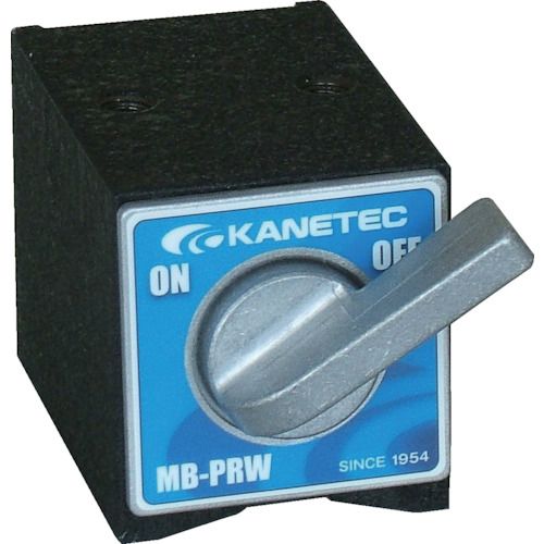 ＫＡＮＥＴＥＣ　マグネットホルダ台　吸着面：底面（Ｖ形）・后面　吸着力６００Ｎ　
Magnet Holder Stand Bottom Surface Of Suction Surface (V Type) Rear Surface Type MB-PRW