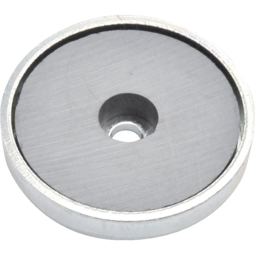 带帽，圆孔，外径36mm x厚度7.5mm，1件的Trusco铁氧体磁铁
带有带孔的帽铁矿磁铁的圆形形状 TFC36RA-1P