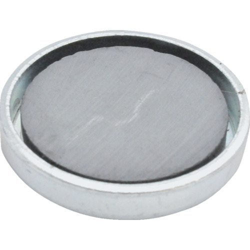 带帽，圆形，外径36mm x厚度7.5mm，1件的Trusco铁氧体磁铁
带帽的圆形铁矿磁铁 TFC36R-1P