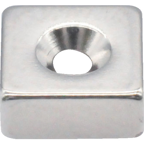 带有盘式螺钉孔7mm x 7mm x 3mm m1.6 1件的Trusco Neododmium Square磁铁
ND-FE-B磁铁 T07K03-M1.6