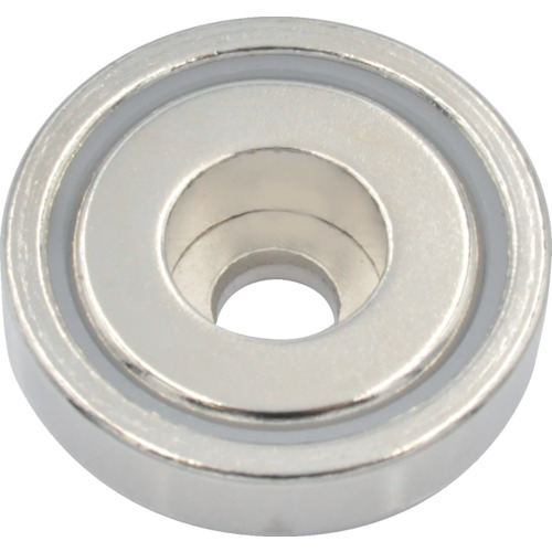 Magna Neody Magnet Plate Catch（圆形，盖，轨道类型）（3件）
圆形带帽垫孔型Neoji磁铁板捕获 1-NCC25RB
