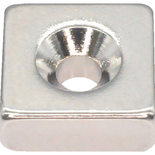 Trusco Neododmium Parceart带有盘式螺钉孔8mm x 8mm x 3mm m2 1件
ND-FE-B磁铁 T08K03-M2