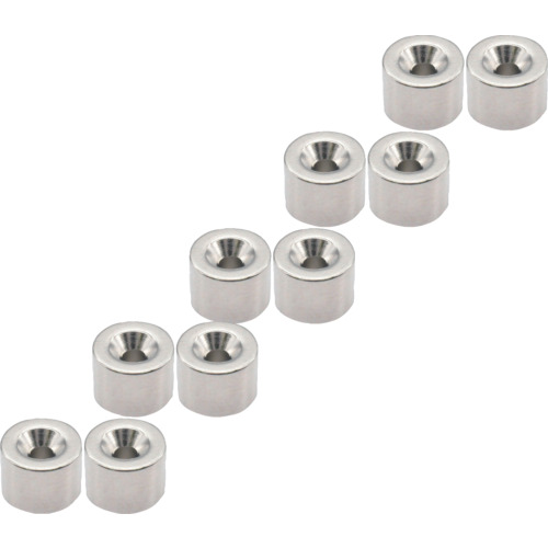 Trusco散装购买带有盘螺钉外直径7mm x 5mm m1 m1 m1 m1 m1 m1 10件的新近圆形磁铁
带有圆形倒计时螺丝孔的霓虹磁铁 T07R05-M1.6-10P