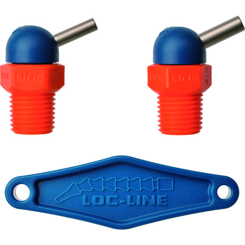 Loc-Line 1/4英寸CT，HPT喷嘴&phi;2.2mmx 12.7mm用螺钉x 2 NL72066