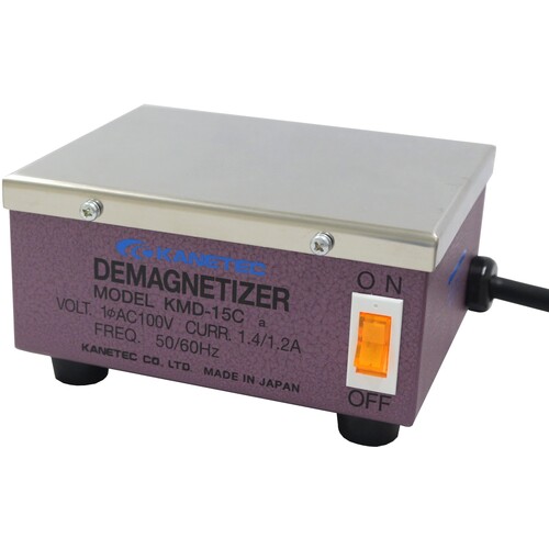 kanetec桌子的电磁器kmd型有效消电宽度80
表类型Demagnetizer KMD-15C