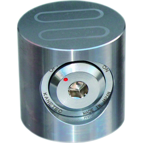 ＫＡＮＥＴＥＣ　一面吸着丸形永磁ミニチャック　上面吸着力８５Ｎ　
One-Sided Adsorption Round Permanent Magnet Mini Chuck MMC-5A