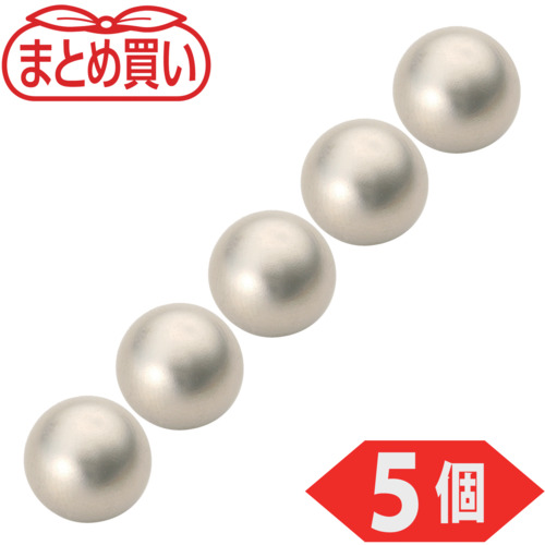 trusco散装购买新近磁铁球类型外径8mm银5件
球形ND-FE-B磁铁 NB8-SV-5P