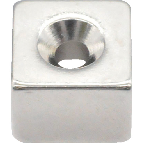 带有盘式螺钉孔7mm x 7mm x 5mm m1.6 1件的Trusco Neododmium Square磁铁
ND-FE-B磁铁 T07K05-M1.6