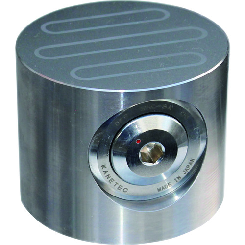 ＫＡＮＥＴＥＣ　一面吸着丸形永磁ミニチャック　上面吸着力５００Ｎ　
One-Sided Adsorption Round Permanent Magnet Mini Chuck MMC-8A