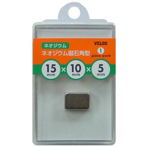 [停产] VELOS Neododymium Magnet Square 15 x 10 x 5 mm 1件
新磁铁磁铁 MS-1510N