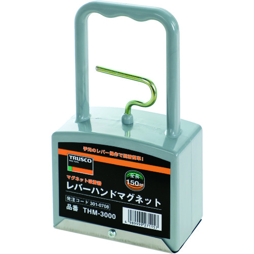 [停产] Trusco手磁粘合力29.4N 86x50x150
杠杆手磁铁 THM-3000