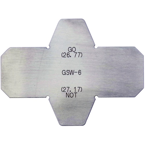SK垫片槽宽度测量限量仪表通过/失败标准JPI-7S-23
垫片极限规 GSW-6