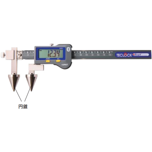 Teclock蓝牙数字卡尺20-150
数字俯仰卡尺 SSC650C