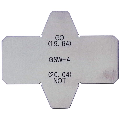 SK垫片槽宽度测量限量仪表通过/失败标准JPI-7S-23
垫片极限规 GSW-4