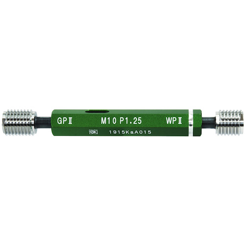 SK限制螺丝塞量规工作M10xp1.25
螺纹限制插头量表 GPWP2-10125