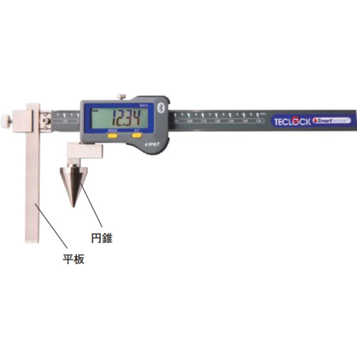 teclock蓝牙数字卡钳10-150
数字俯仰卡尺 SSC650E