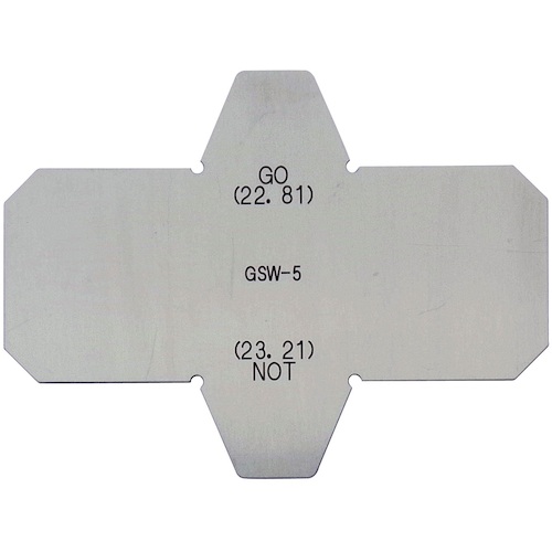 SK垫片槽宽度测量限量仪表通过/失败标准JPI-7S-23
垫片极限规 GSW-5