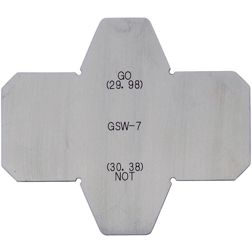 SK垫片槽宽度测量限量仪表通过/失败标准JPI-7S-23
垫片极限规 GSW-7