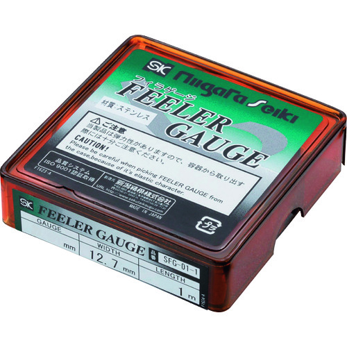 SK Fila量规SUS不锈钢0.09 x 3m
SUS触觉量表0.09mmx3m SFG-09-3