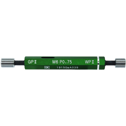 SK限制螺丝塞量规工作M6xp0.75
螺纹限制插头量表 GPWP2-06075