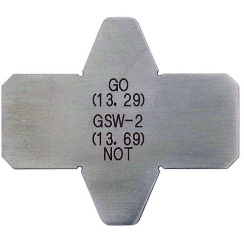 SK垫片槽宽度测量限量仪表通过/失败标准JPI-7S-23
垫片极限规 GSW-2