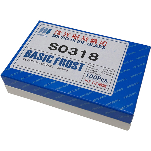 作为霜滑玻璃S0318白色边缘抛光 2-152-10