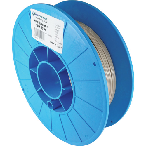 Hotty聚合物HP细丝，PEEK型1.75&phi;，Pfluon，500g F-PKN500P