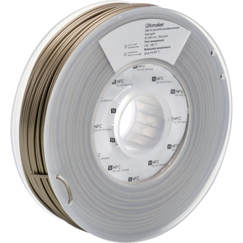 Ultramaker真正的细丝ABS Pearlgold 2.85mm 750g 1626