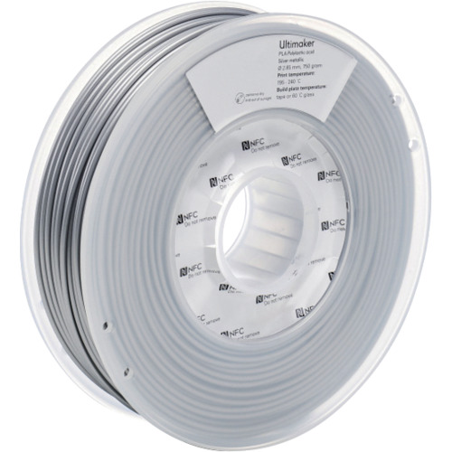 Ultramaker真正的细丝PLA Silverallic 2.85mm 750g 1612