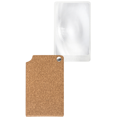 Eschenbach薄更放大玻璃玻璃Vizo Pocket Brown 2.5次
卡Loupe Visopocket 1721-46