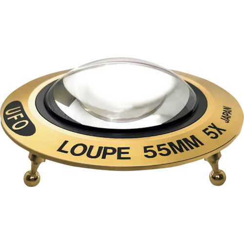 叶不明飞行物放大玻璃金5x
办公桌loupe 6031