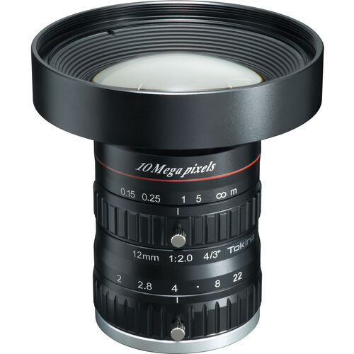 Tokina 4/3型10百万像素兼容手动光圈镜头焦距12mm
手动虹膜镜头 KCM-1220U43MP10