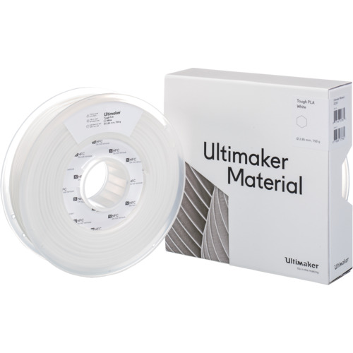 Ultramaker真正的细丝Tough Toughpla白色2.85mm 750g 202301