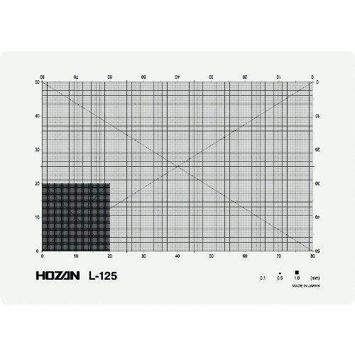 Hozan比例表
比例表 L-125