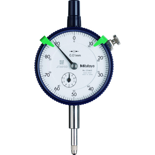 [停产] Mitutoyo标准拨号表（2046SB-09）
拨号指示器 2046SB-09