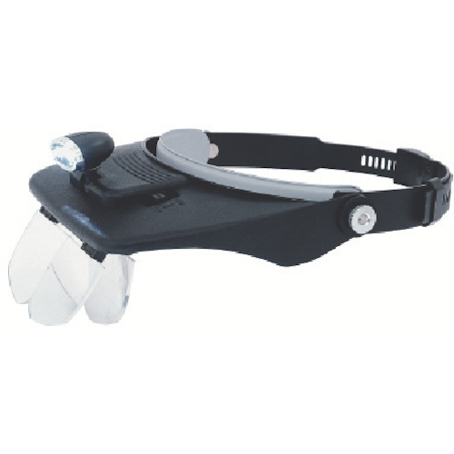 [中断]带有LED灯的Shinwa双眼型头将loupe W-5 75737