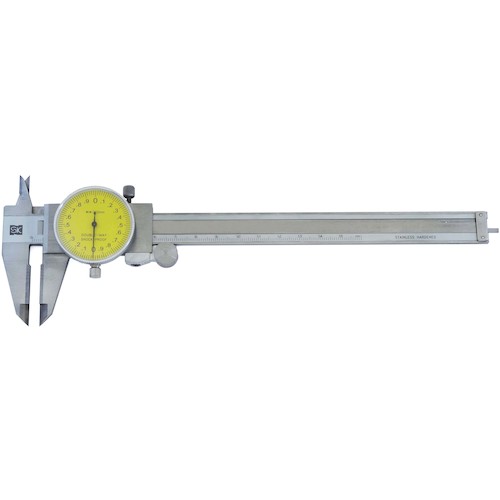 [停用]带碳化物尖端150mm的SK Dial Caliper DVC-15W