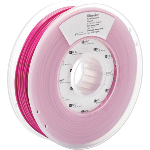 Ultramaker真正的细丝PLA Magenta 2.85mm 750g 1617